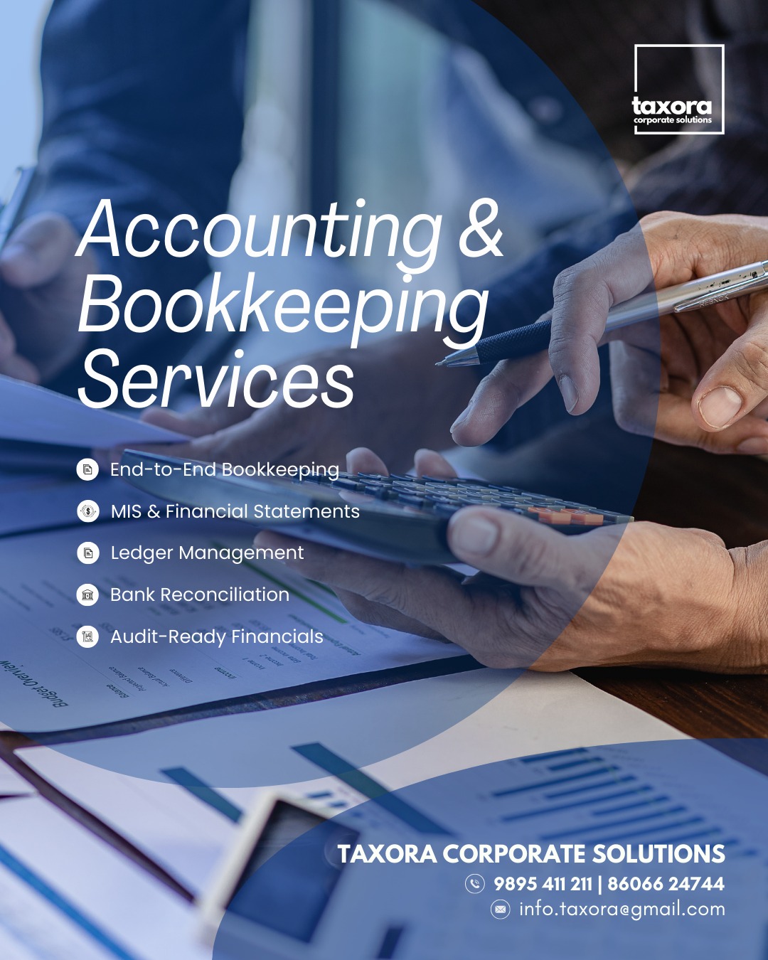 Overview of accounting and bookkeeping services.